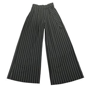 The Clothing Company Wide Leg black white stripe Pants